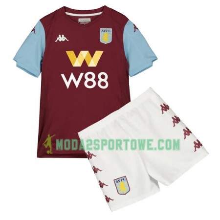 Koszulka Aston Villa Dziecięcy Domowe Stroje Piłkarskie 2019/20 Krótki Rękaw 